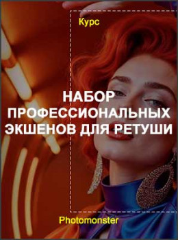 Набор профессиональных экшенов для ретуши